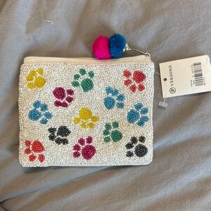 Versona Multicolor Beaded Pouch